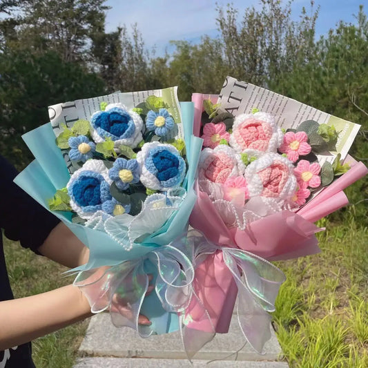 Handmade Crochet Flower Bouquet - A Gift That Never Fades